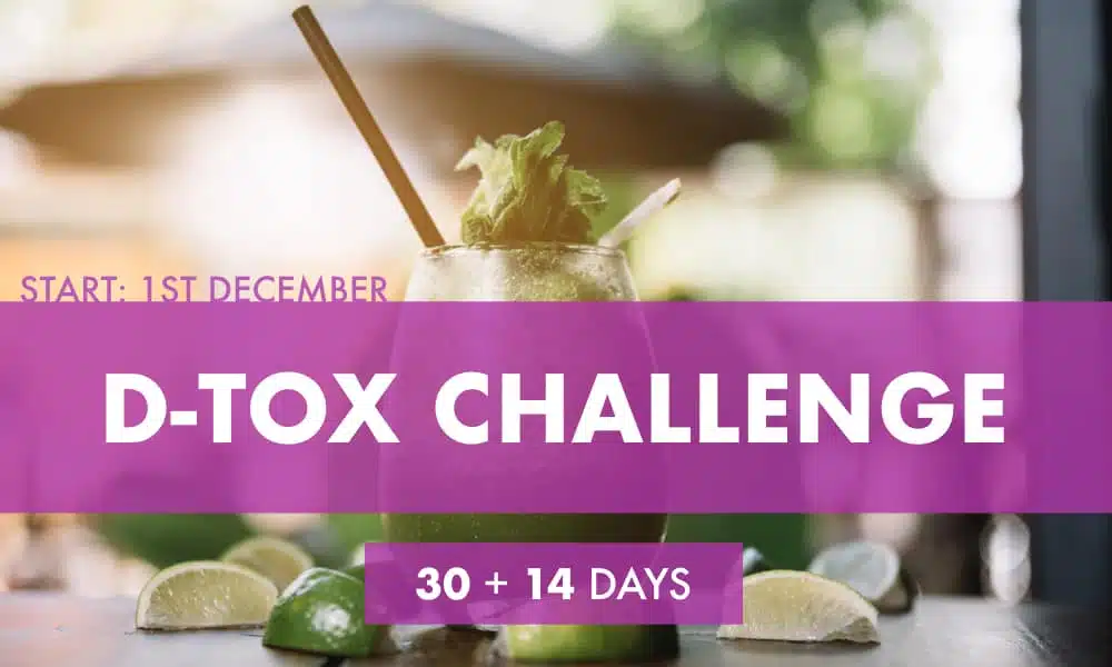 The first D-Tox challenge to be launched on December 1
