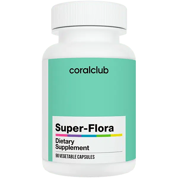 Super Flora, prebiotiķi, probiotiķi