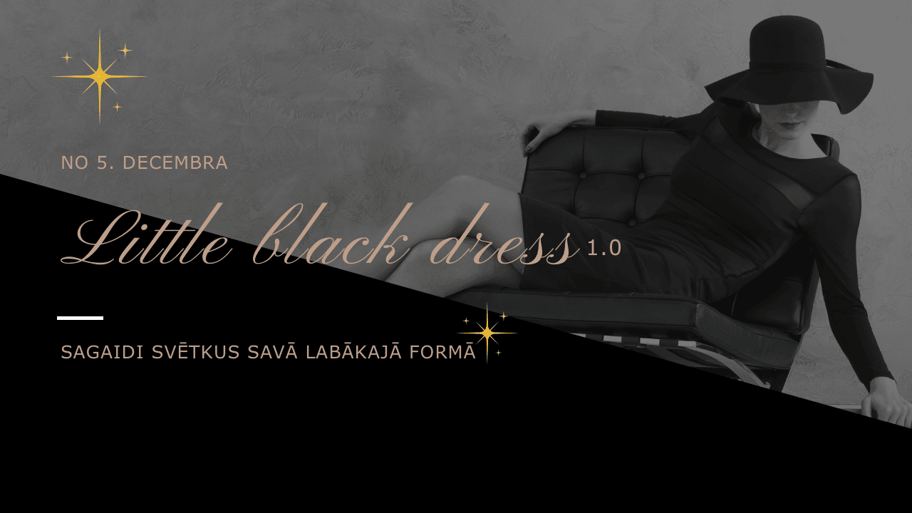 Little black dress - slaids augums piestāv katram!