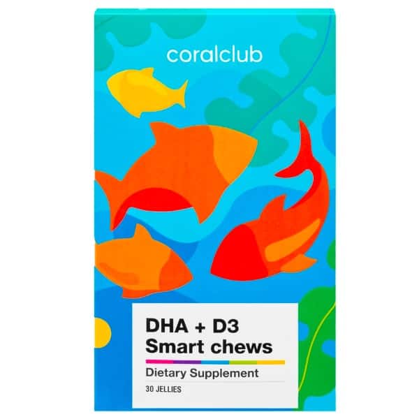 DHA+D3 Smart Chews - a product to support the proper developmentof a growing body