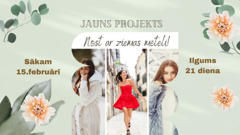 Nost ar ziemas mēteli
